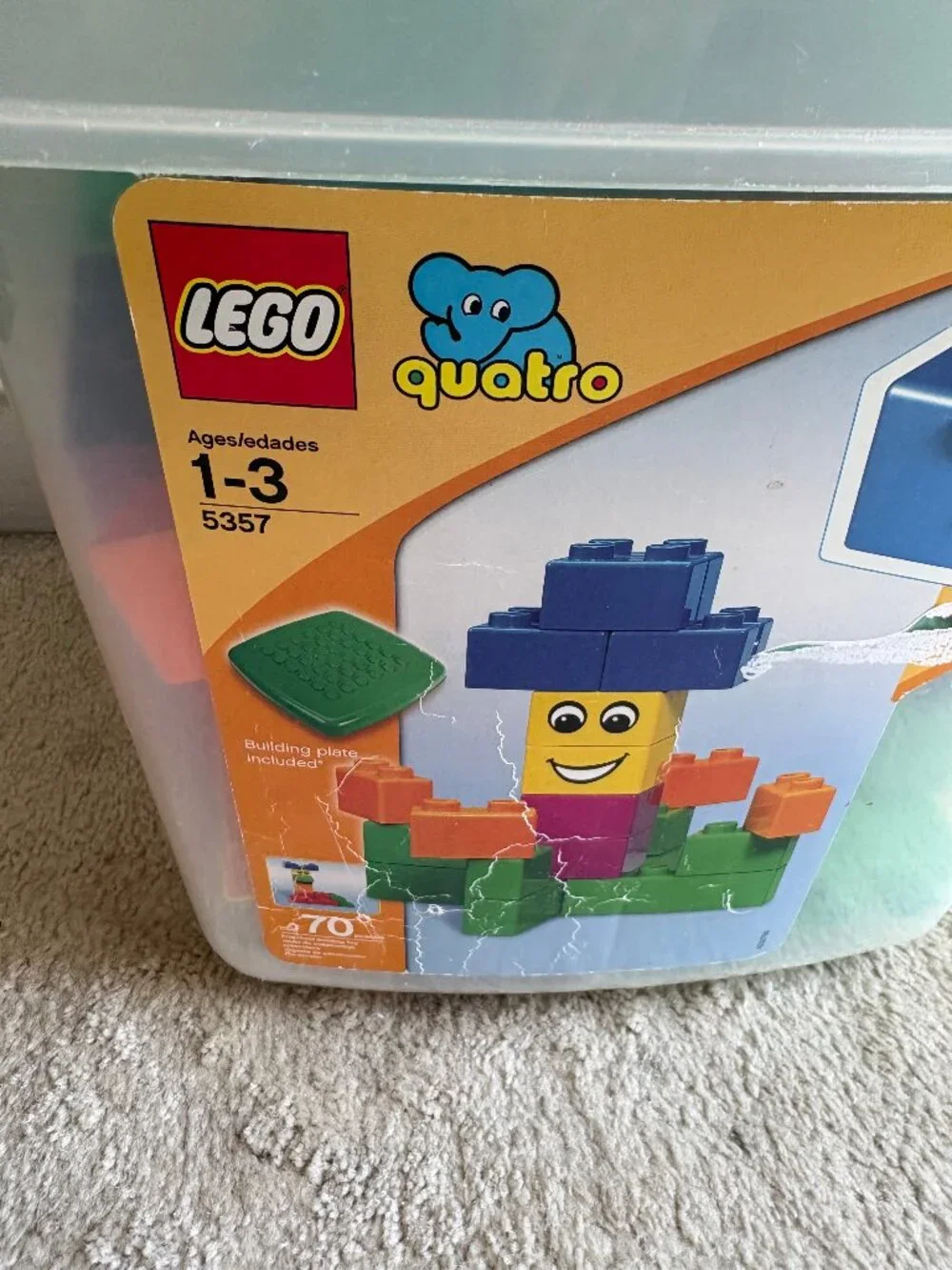 RARE and Vintage, Lego Quatro blocks for toddlers